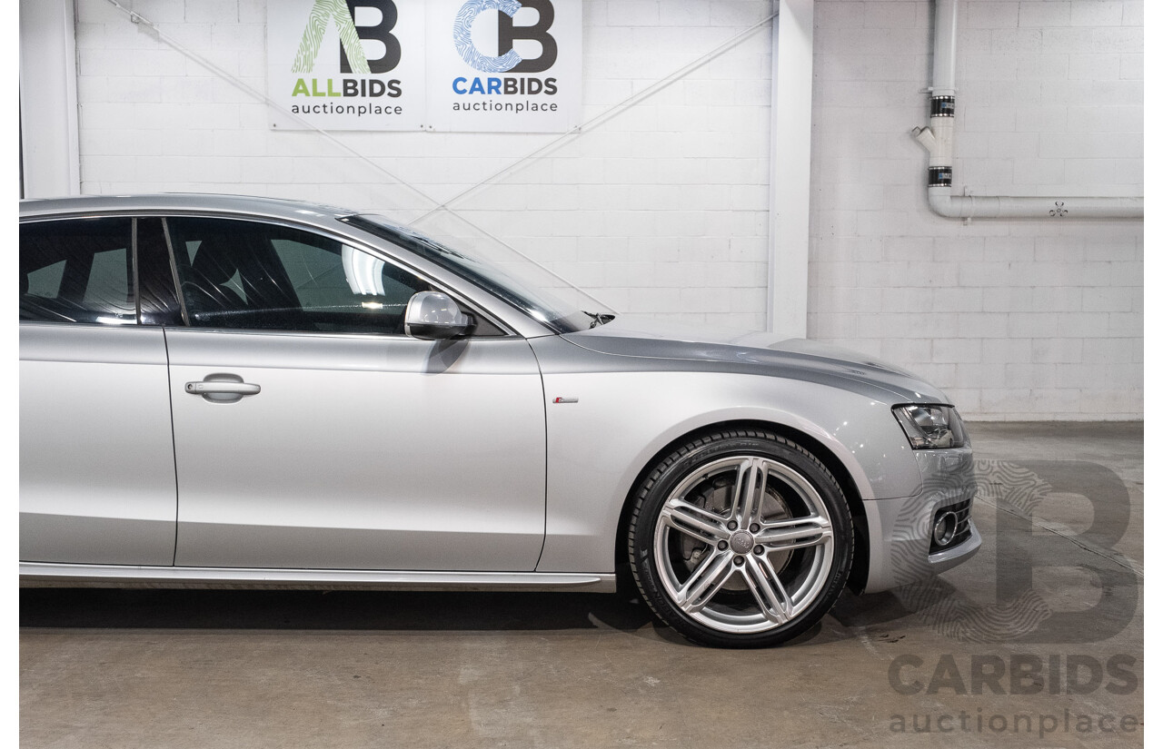 9/2011 Audi A5 Sportback 2.0 TFSI Quattro 8T MY13 5d Hatchback Ice Silver Metallic Turbo 2.0L