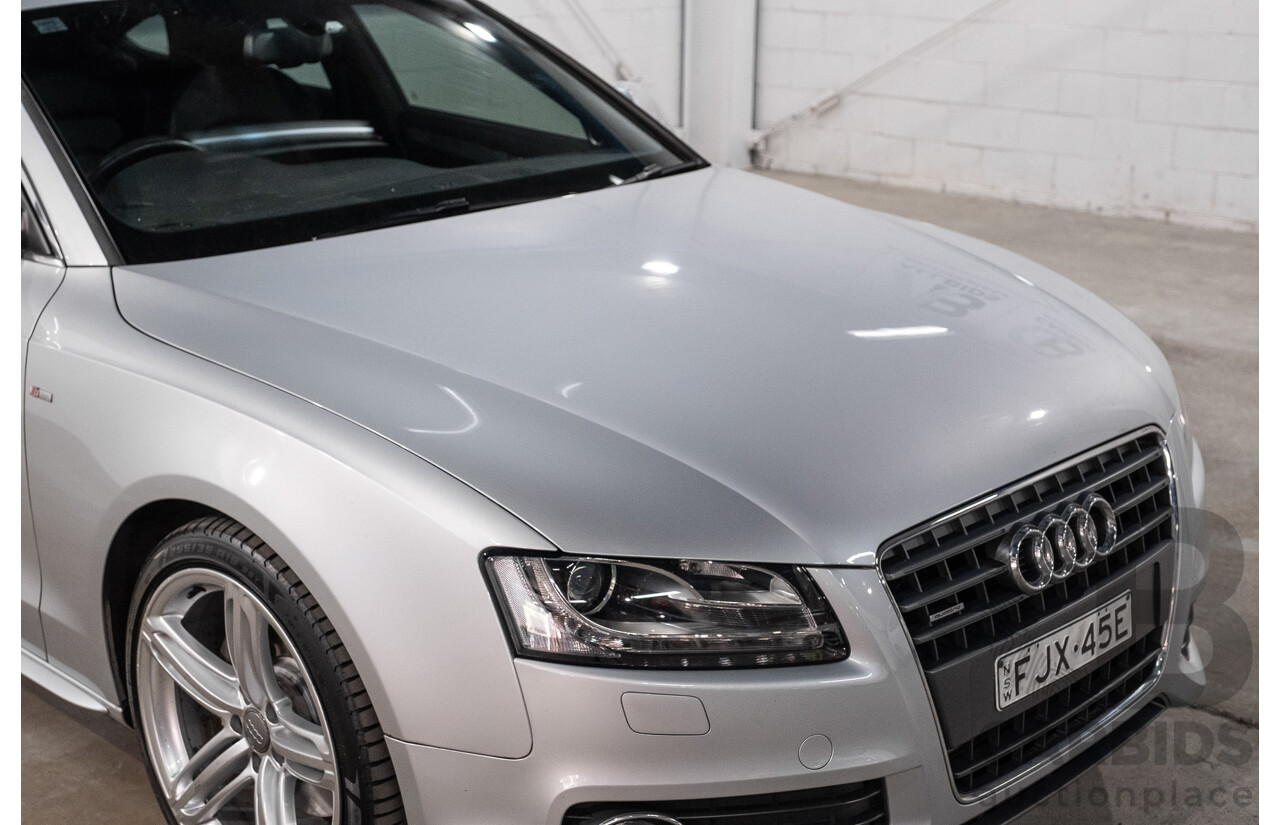 9/2011 Audi A5 Sportback 2.0 TFSI Quattro 8T MY13 5d Hatchback Ice Silver Metallic Turbo 2.0L