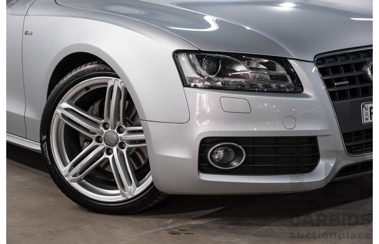 9/2011 Audi A5 Sportback 2.0 TFSI Quattro 8T MY13 5d Hatchback Ice Silver Metallic Turbo 2.0L