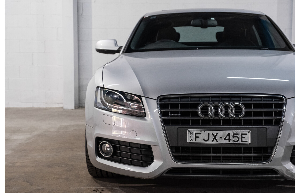 9/2011 Audi A5 Sportback 2.0 TFSI Quattro 8T MY13 5d Hatchback Ice Silver Metallic Turbo 2.0L