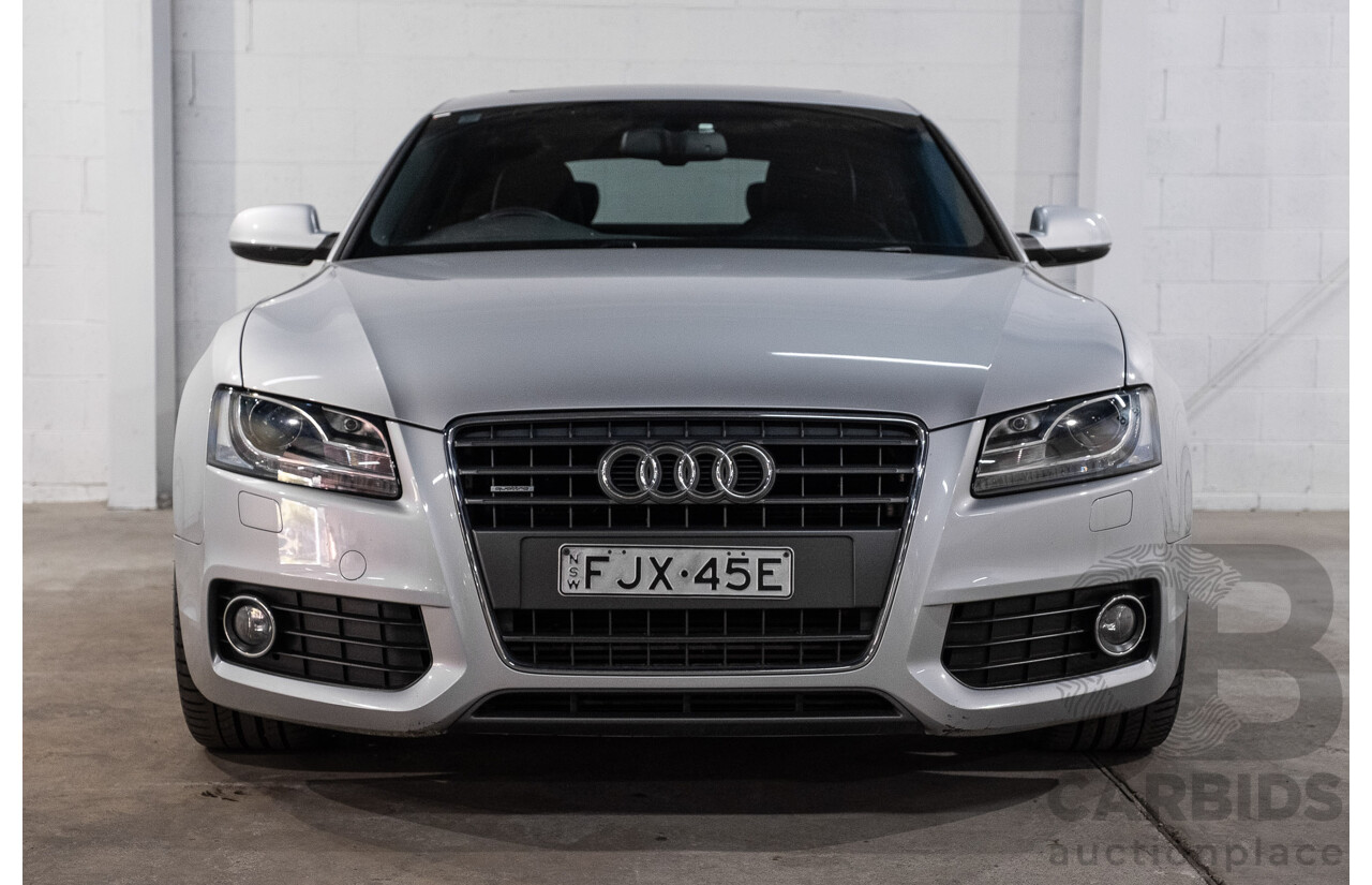 9/2011 Audi A5 Sportback 2.0 TFSI Quattro 8T MY13 5d Hatchback Ice Silver Metallic Turbo 2.0L