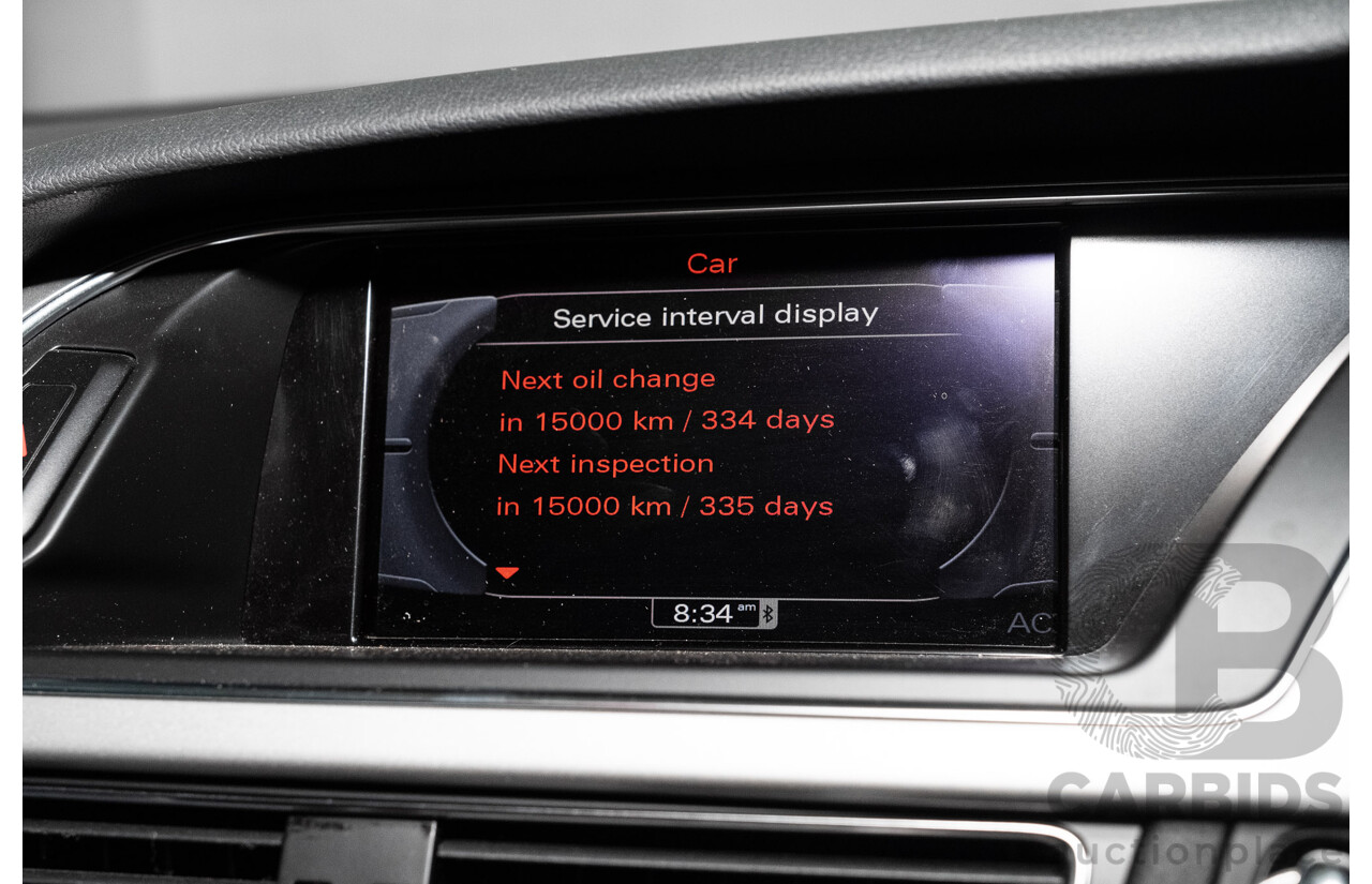 9/2011 Audi A5 Sportback 2.0 TFSI Quattro 8T MY13 5d Hatchback Ice Silver Metallic Turbo 2.0L