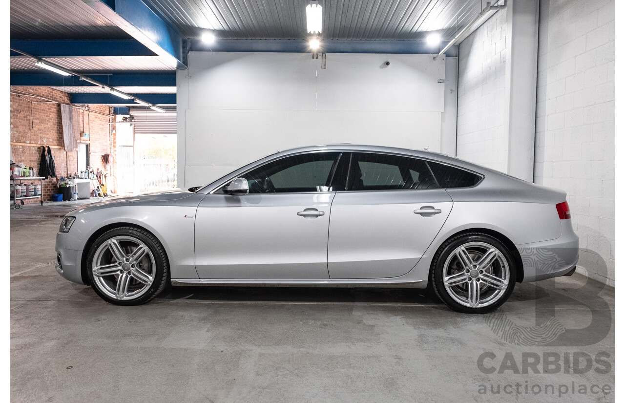 9/2011 Audi A5 Sportback 2.0 TFSI Quattro 8T MY13 5d Hatchback Ice Silver Metallic Turbo 2.0L