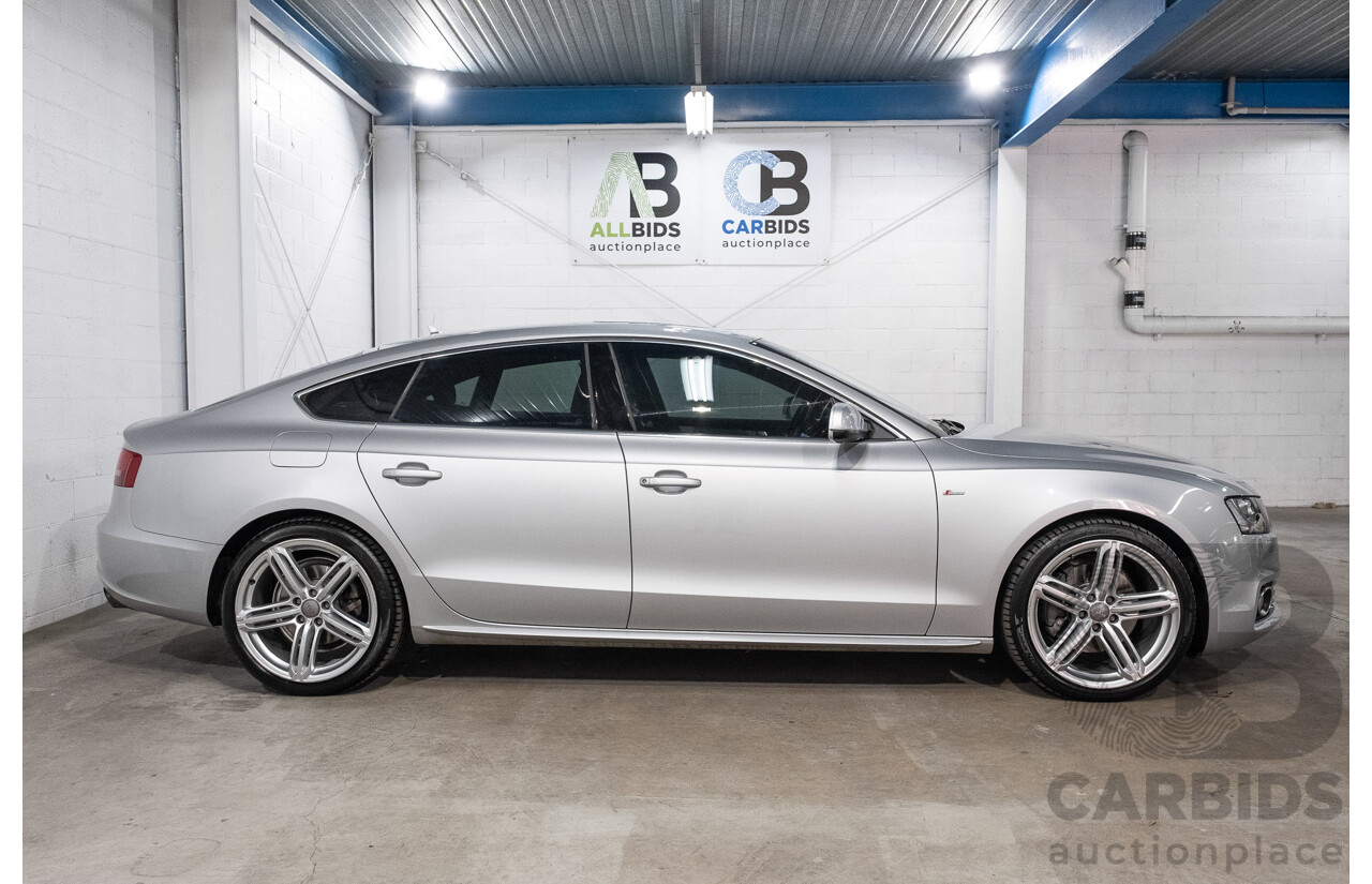 9/2011 Audi A5 Sportback 2.0 TFSI Quattro 8T MY13 5d Hatchback Ice Silver Metallic Turbo 2.0L