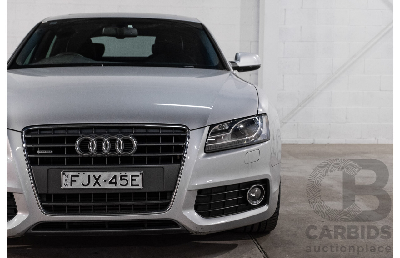 9/2011 Audi A5 Sportback 2.0 TFSI Quattro 8T MY13 5d Hatchback Ice Silver Metallic Turbo 2.0L
