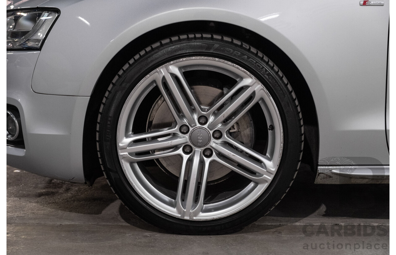 9/2011 Audi A5 Sportback 2.0 TFSI Quattro 8T MY13 5d Hatchback Ice Silver Metallic Turbo 2.0L