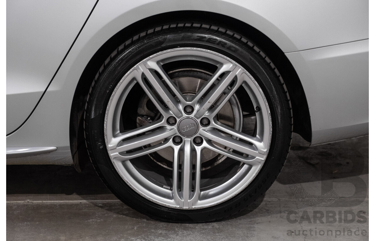 9/2011 Audi A5 Sportback 2.0 TFSI Quattro 8T MY13 5d Hatchback Ice Silver Metallic Turbo 2.0L