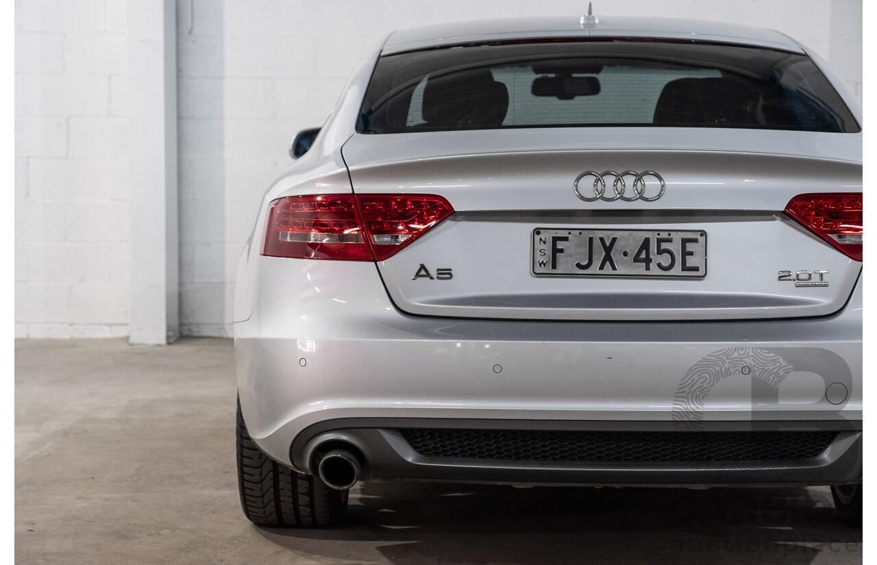 9/2011 Audi A5 Sportback 2.0 TFSI Quattro 8T MY13 5d Hatchback Ice Silver Metallic Turbo 2.0L