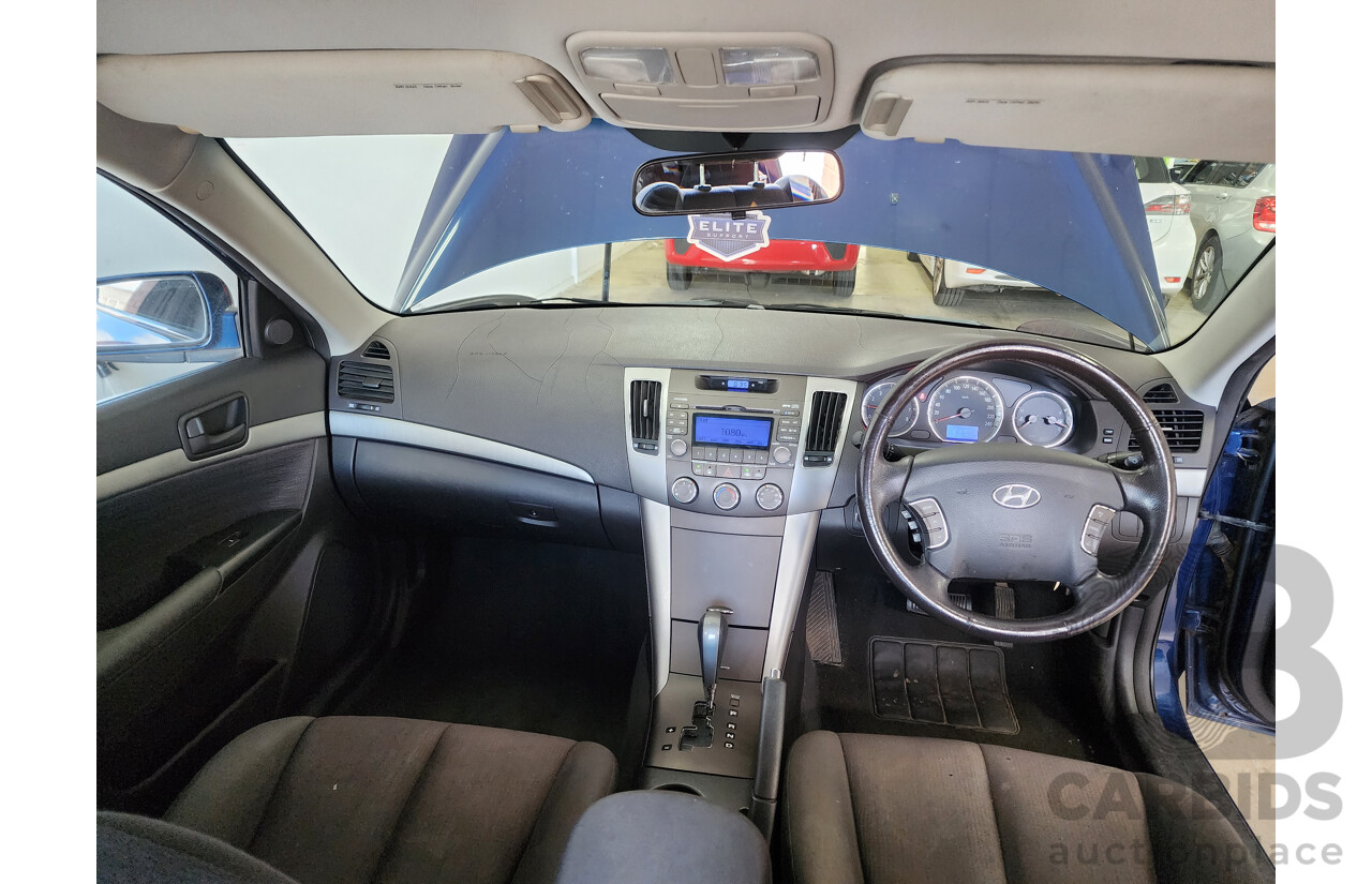 8/2008 Hyundai Sonata SLX NF 4d Sedan Blue 2.4L