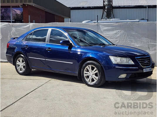8/2008 Hyundai Sonata SLX NF 4d Sedan Blue 2.4L