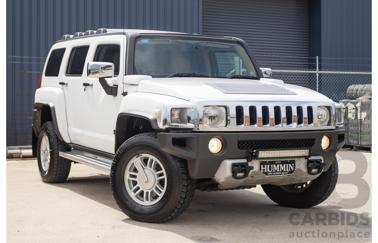 1/2008 Hummer H3 Adventure (4x4) 4d Wagon White 3.7L