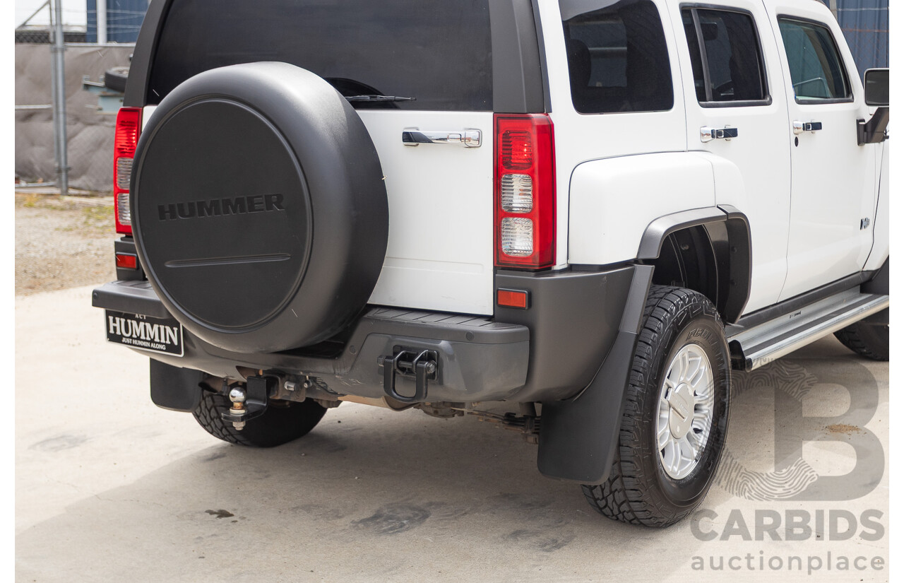 1/2008 Hummer H3 Adventure (4x4) 4d Wagon White 3.7L