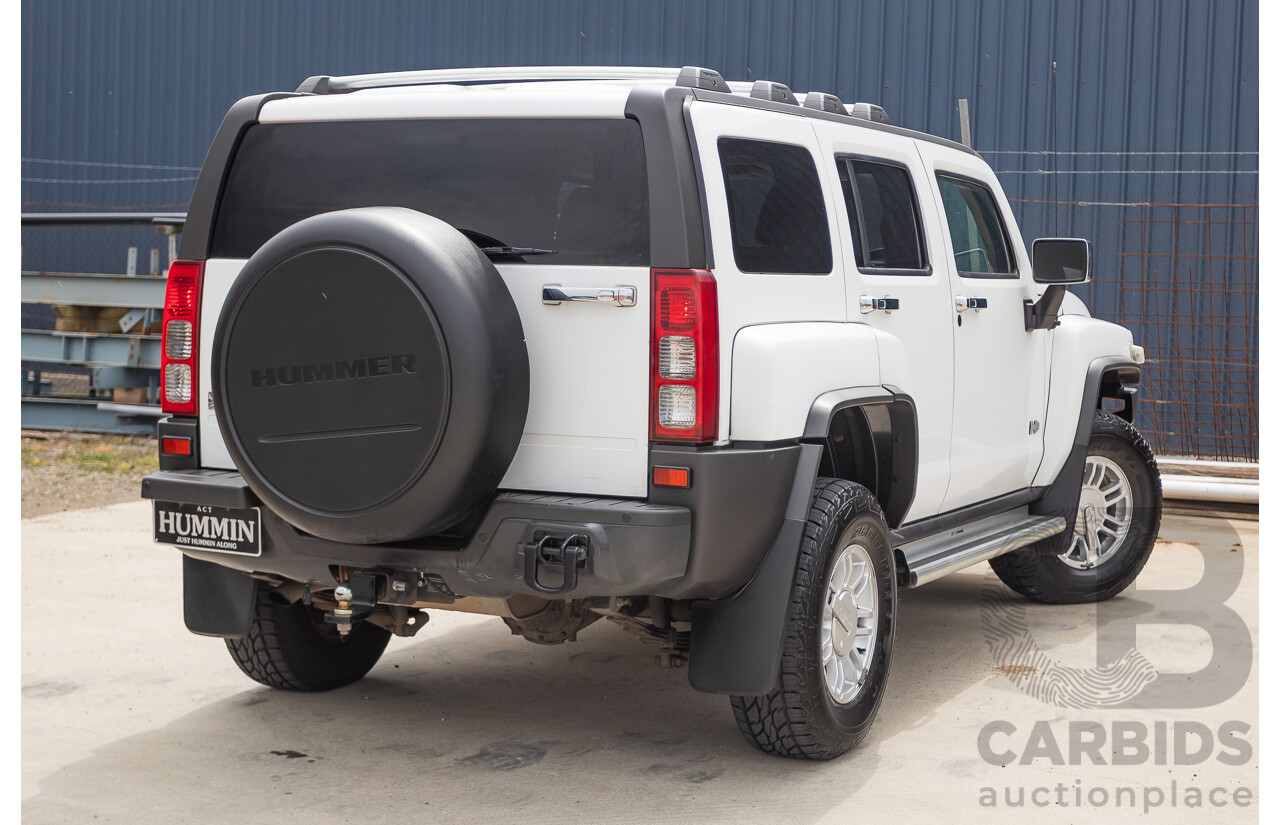 1/2008 Hummer H3 Adventure (4x4) 4d Wagon White 3.7L