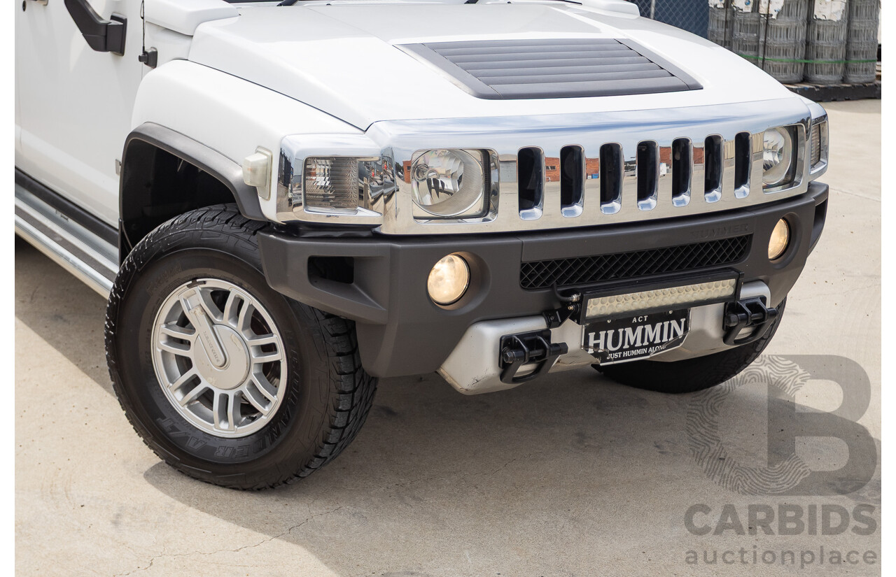 1/2008 Hummer H3 Adventure (4x4) 4d Wagon White 3.7L