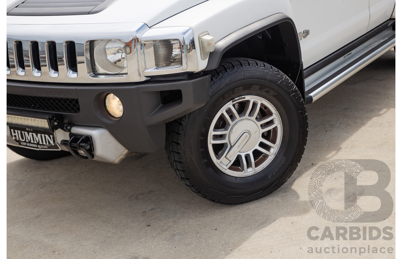 1/2008 Hummer H3 Adventure (4x4) 4d Wagon White 3.7L