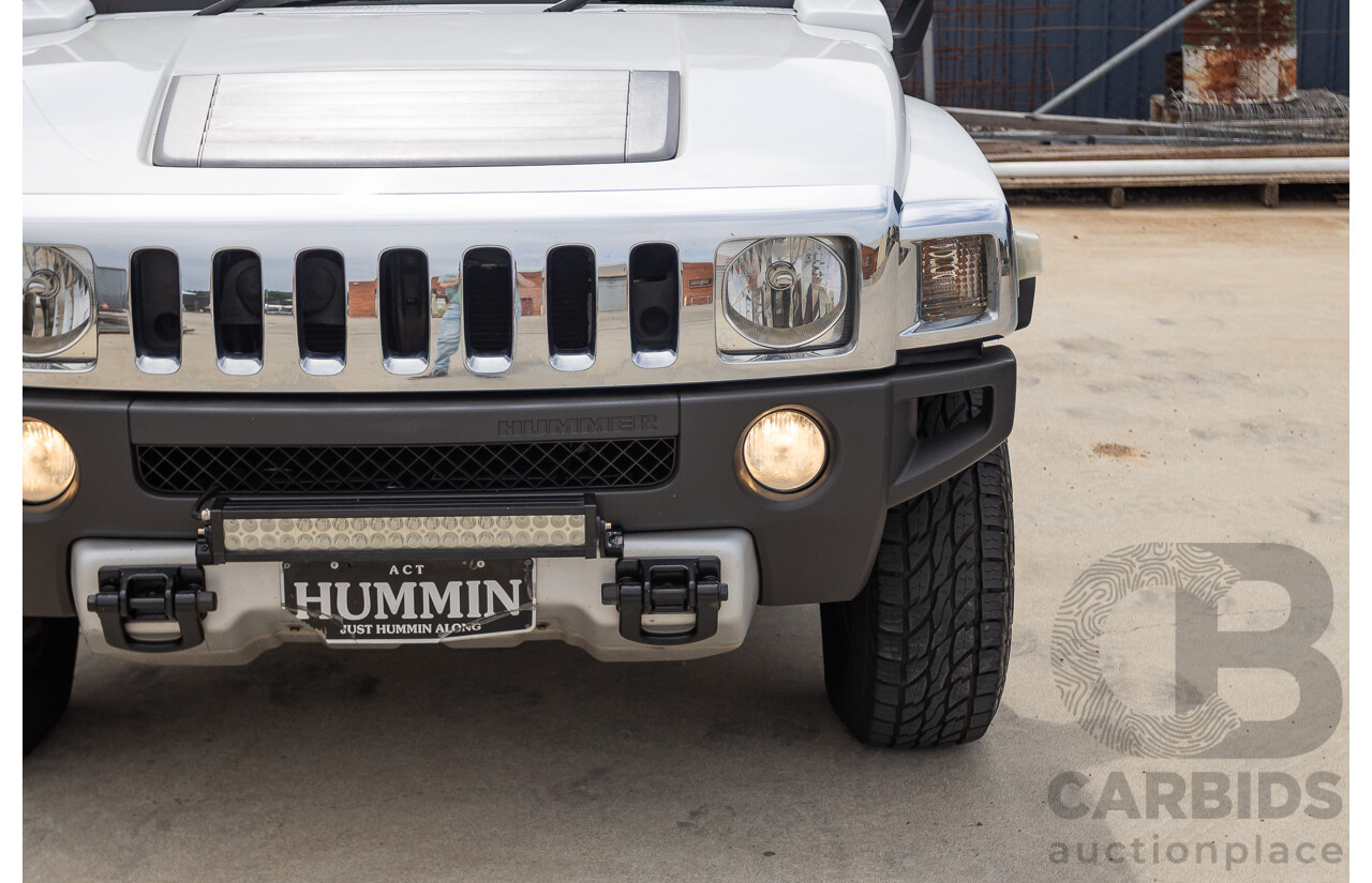 1/2008 Hummer H3 Adventure (4x4) 4d Wagon White 3.7L