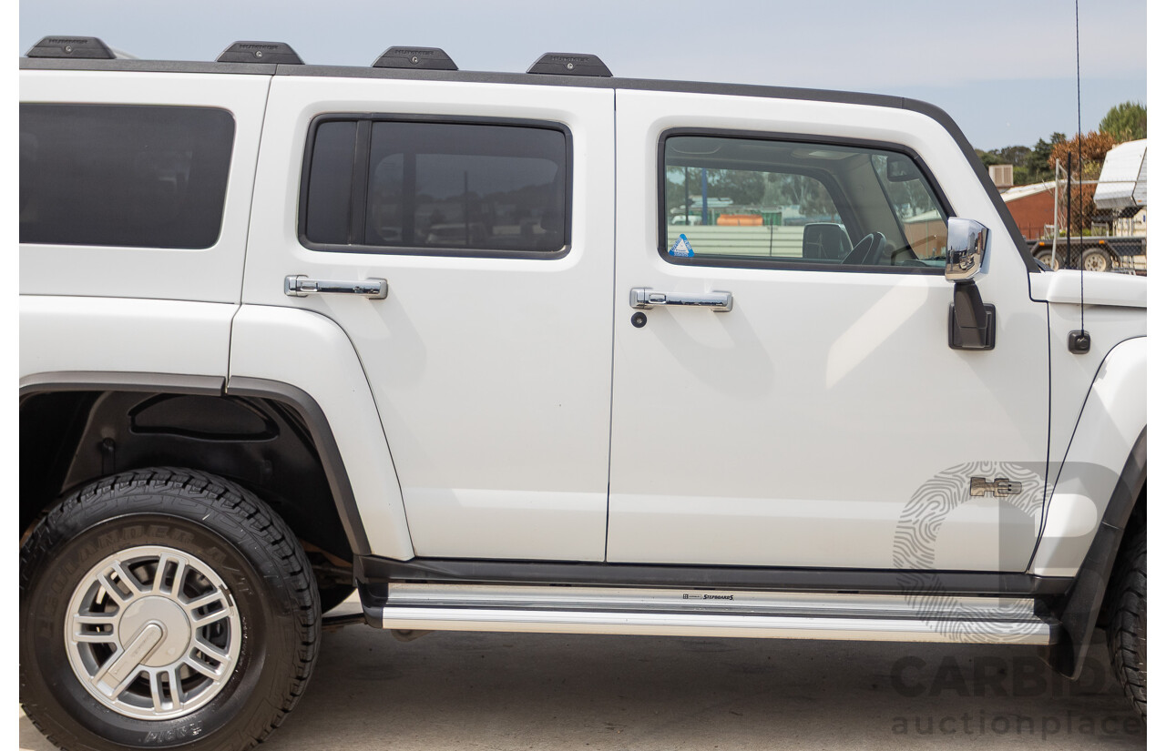 1/2008 Hummer H3 Adventure (4x4) 4d Wagon White 3.7L