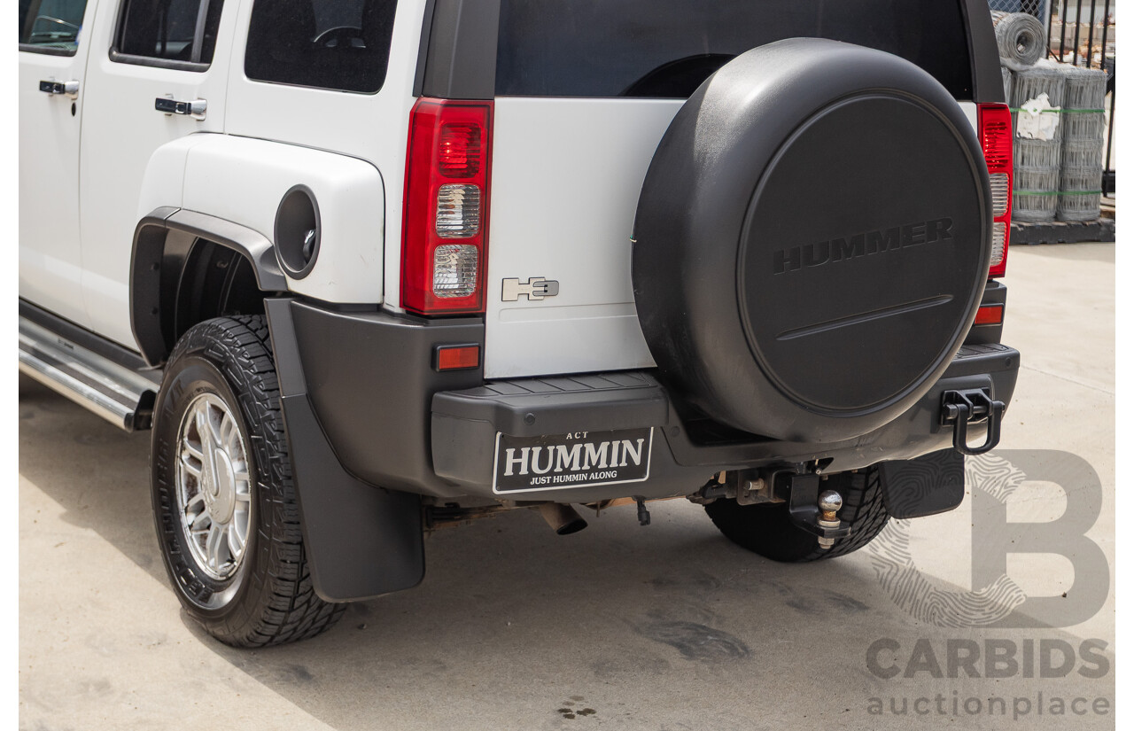 1/2008 Hummer H3 Adventure (4x4) 4d Wagon White 3.7L