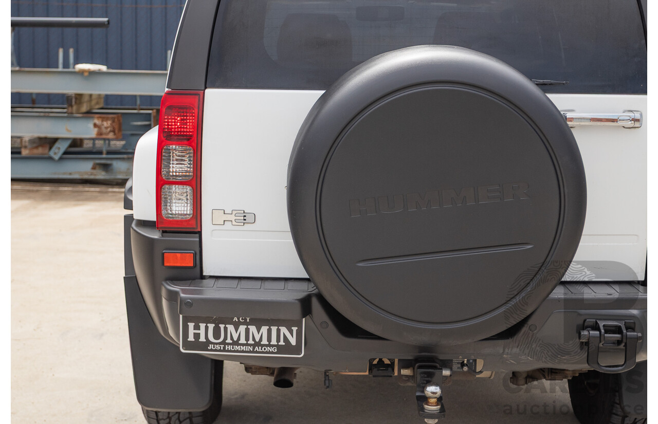 1/2008 Hummer H3 Adventure (4x4) 4d Wagon White 3.7L