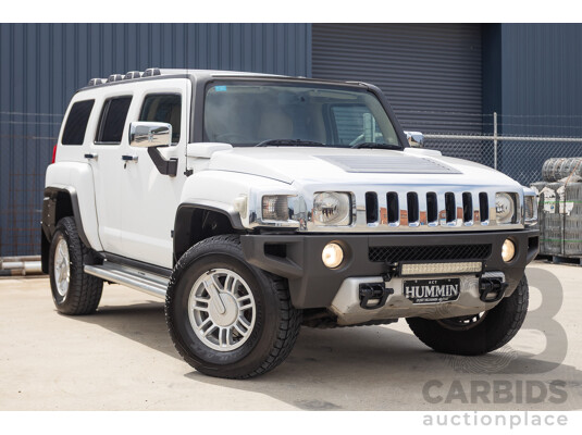 1/2008 Hummer H3 Adventure (4x4) 4d Wagon White 3.7L