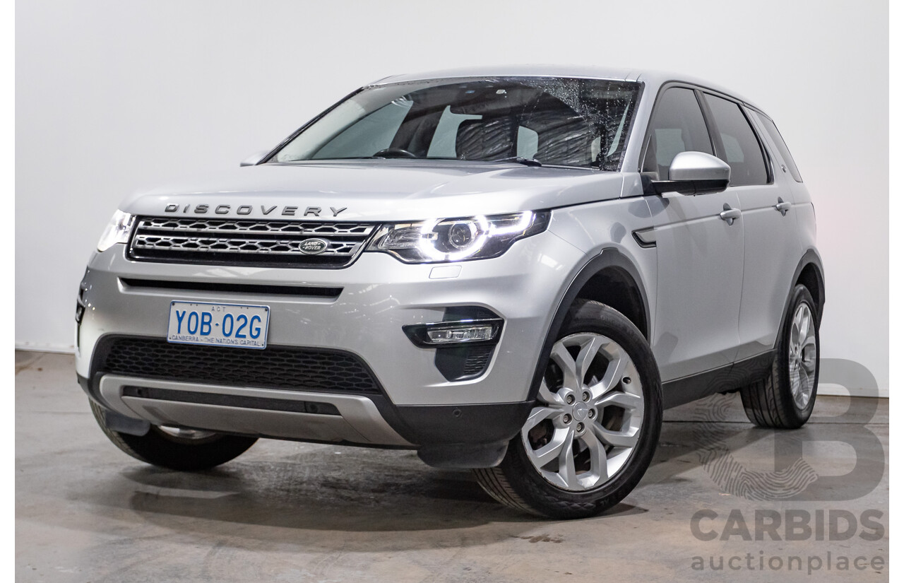 12/2015 Land Rover Discovery Sport SD4 HSE AWD LC 4D Wagon Indus Silver Turbo Diesel 2.2L - 7 Seats