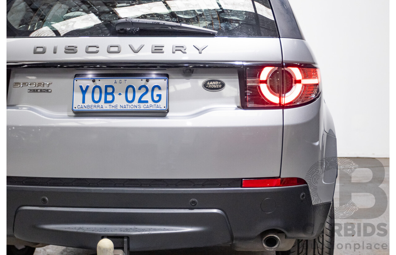 12/2015 Land Rover Discovery Sport SD4 HSE AWD LC 4D Wagon Indus Silver Turbo Diesel 2.2L - 7 Seats