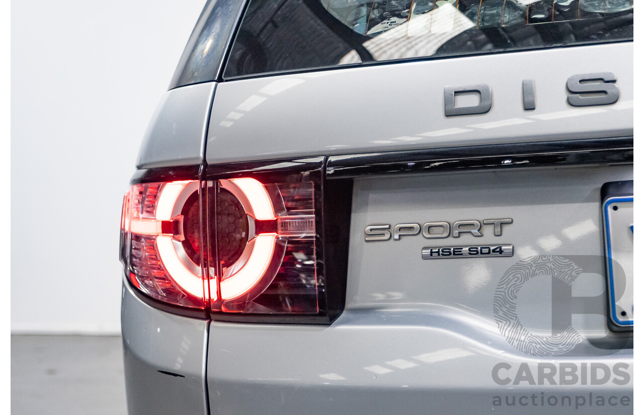 12/2015 Land Rover Discovery Sport SD4 HSE AWD LC 4D Wagon Indus Silver Turbo Diesel 2.2L - 7 Seats