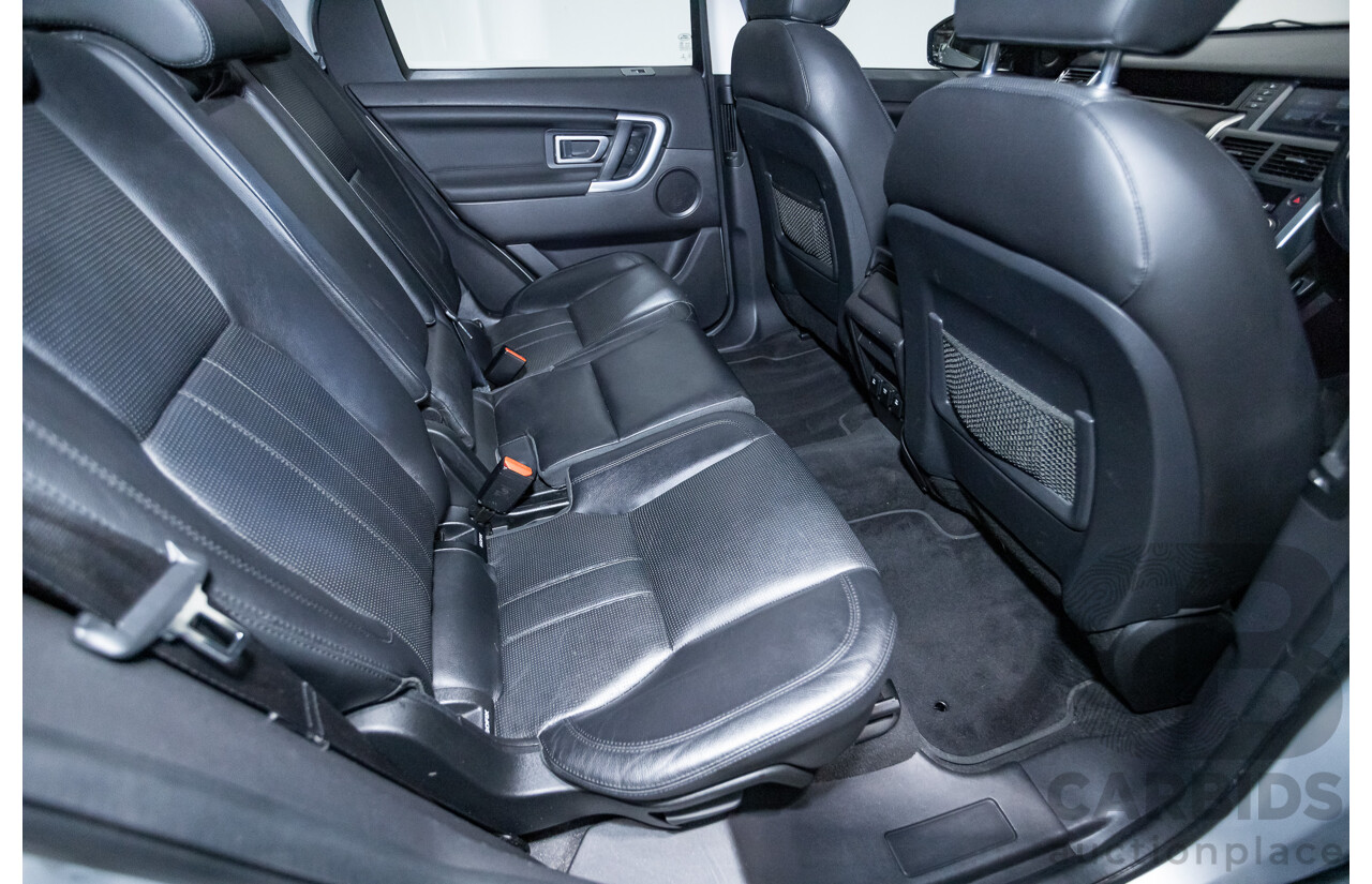 12/2015 Land Rover Discovery Sport SD4 HSE AWD LC 4D Wagon Indus Silver Turbo Diesel 2.2L - 7 Seats