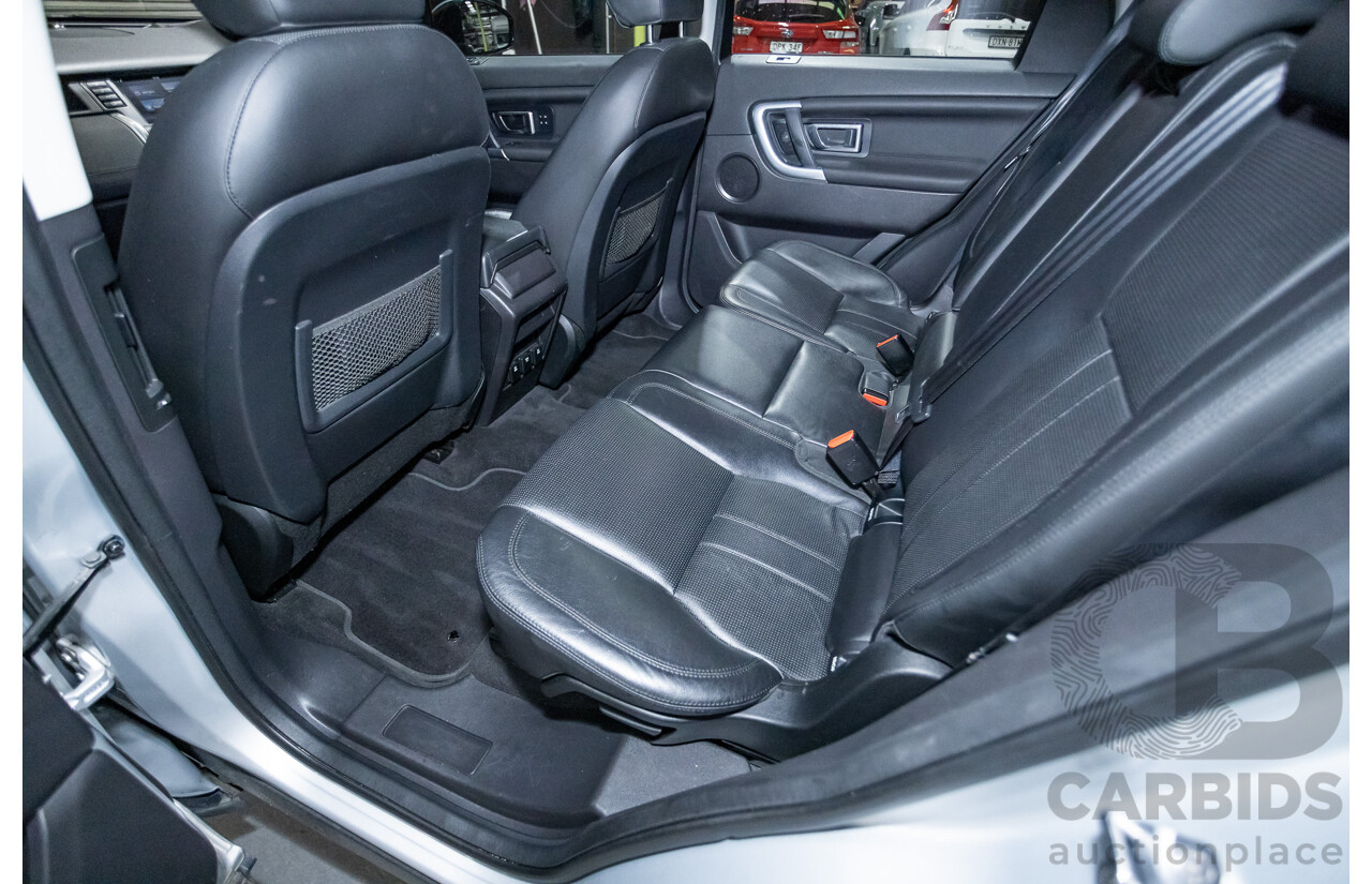 12/2015 Land Rover Discovery Sport SD4 HSE AWD LC 4D Wagon Indus Silver Turbo Diesel 2.2L - 7 Seats