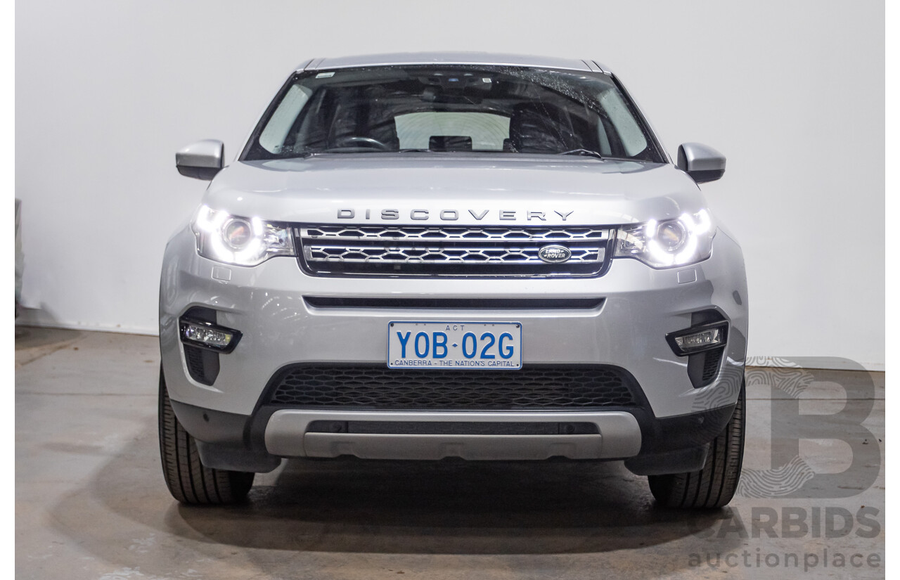 12/2015 Land Rover Discovery Sport SD4 HSE AWD LC 4D Wagon Indus Silver Turbo Diesel 2.2L - 7 Seats