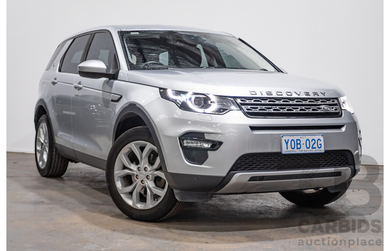 12/2015 Land Rover Discovery Sport SD4 HSE AWD LC 4D Wagon Indus Silver Turbo Diesel 2.2L - 7 Seats