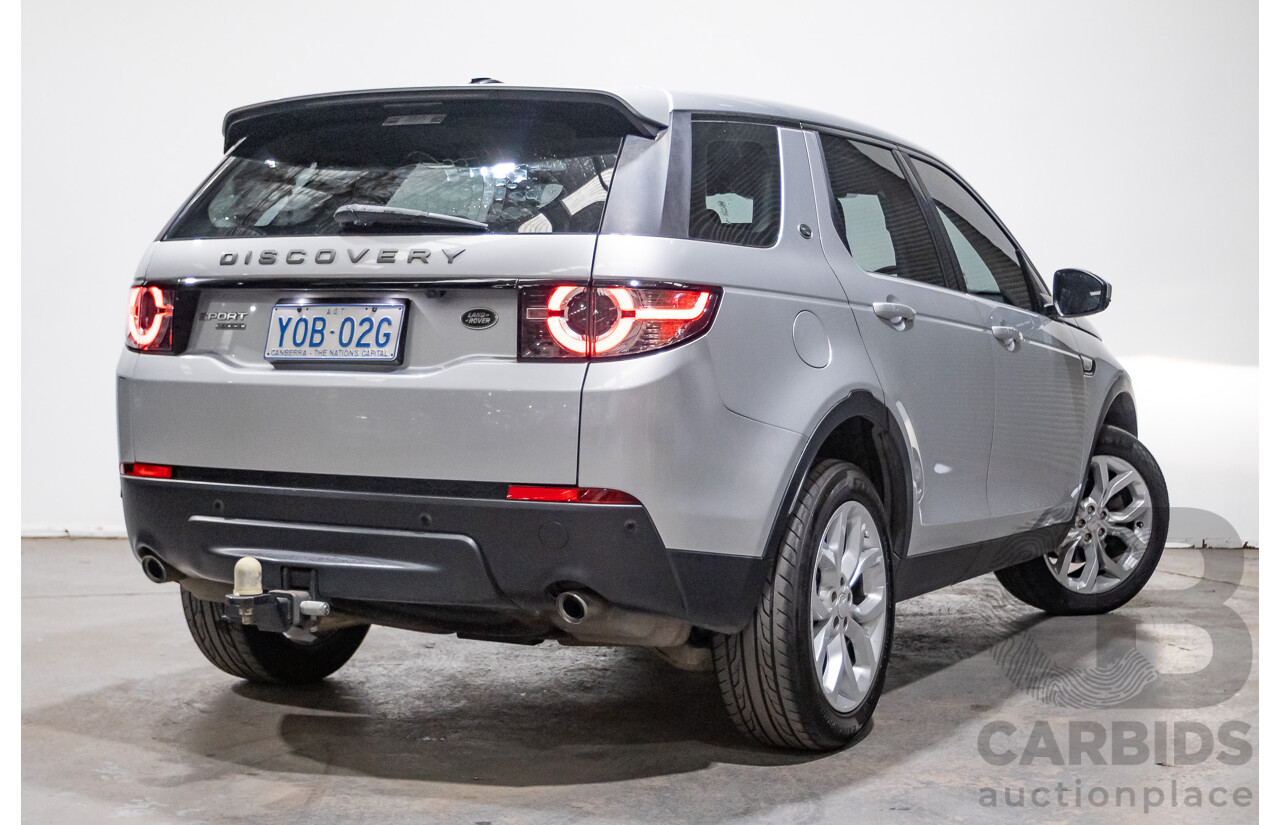 12/2015 Land Rover Discovery Sport SD4 HSE AWD LC 4D Wagon Indus Silver Turbo Diesel 2.2L - 7 Seats