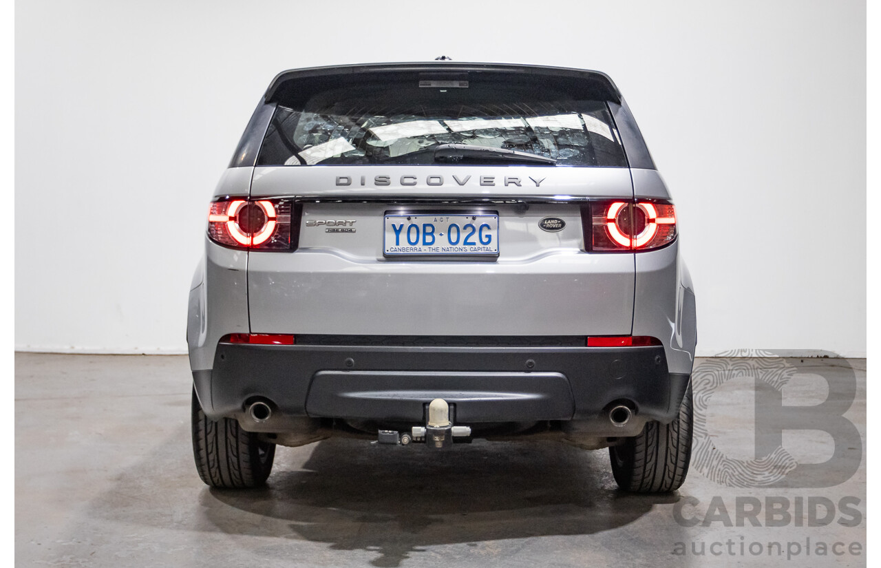 12/2015 Land Rover Discovery Sport SD4 HSE AWD LC 4D Wagon Indus Silver Turbo Diesel 2.2L - 7 Seats