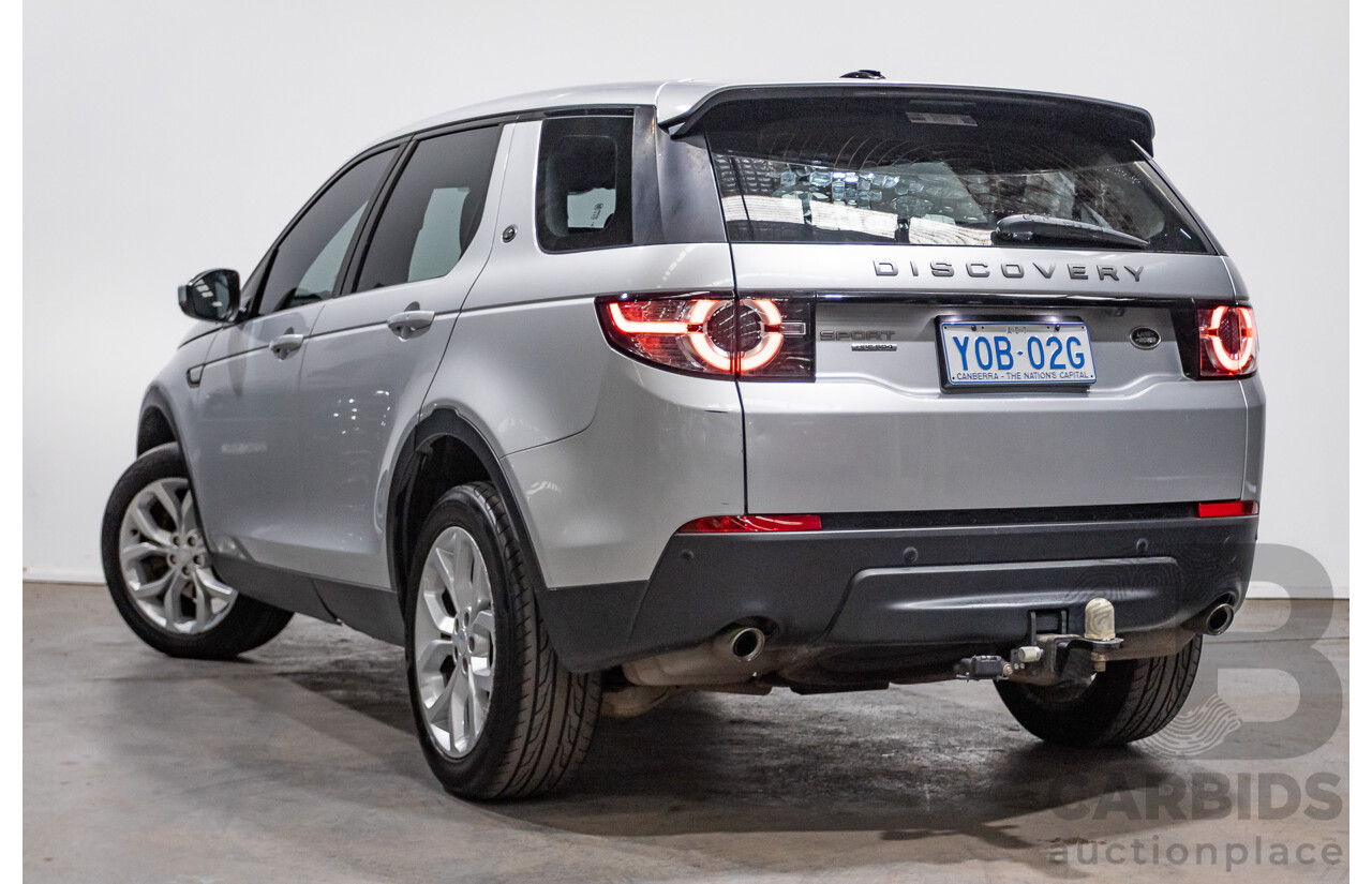 12/2015 Land Rover Discovery Sport SD4 HSE AWD LC 4D Wagon Indus Silver Turbo Diesel 2.2L - 7 Seats
