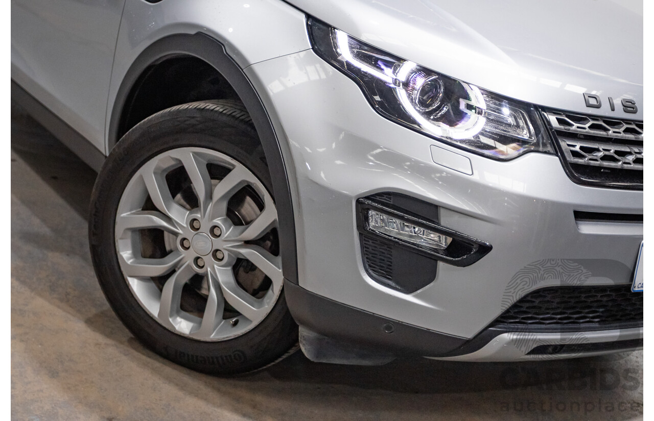 12/2015 Land Rover Discovery Sport SD4 HSE AWD LC 4D Wagon Indus Silver Turbo Diesel 2.2L - 7 Seats