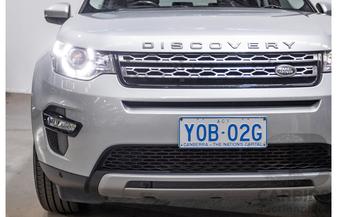 12/2015 Land Rover Discovery Sport SD4 HSE AWD LC 4D Wagon Indus Silver Turbo Diesel 2.2L - 7 Seats