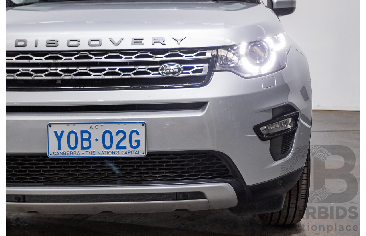 12/2015 Land Rover Discovery Sport SD4 HSE AWD LC 4D Wagon Indus Silver Turbo Diesel 2.2L - 7 Seats
