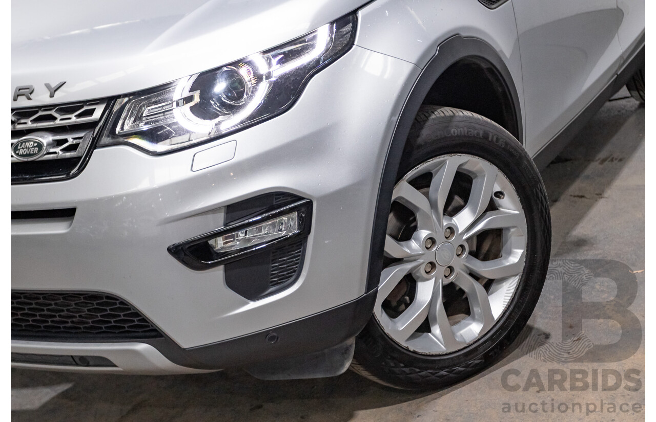 12/2015 Land Rover Discovery Sport SD4 HSE AWD LC 4D Wagon Indus Silver Turbo Diesel 2.2L - 7 Seats