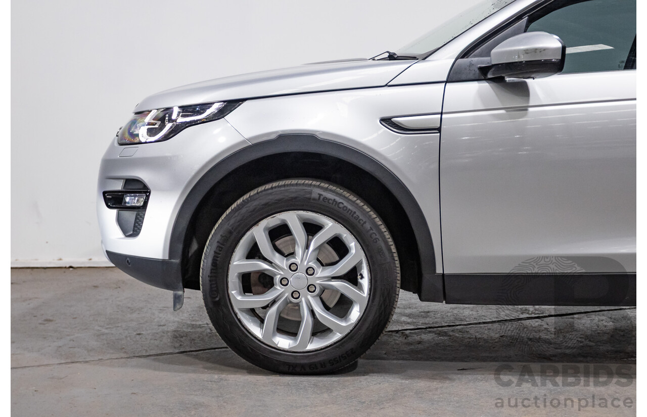 12/2015 Land Rover Discovery Sport SD4 HSE AWD LC 4D Wagon Indus Silver Turbo Diesel 2.2L - 7 Seats