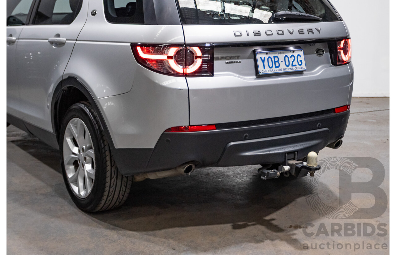 12/2015 Land Rover Discovery Sport SD4 HSE AWD LC 4D Wagon Indus Silver Turbo Diesel 2.2L - 7 Seats