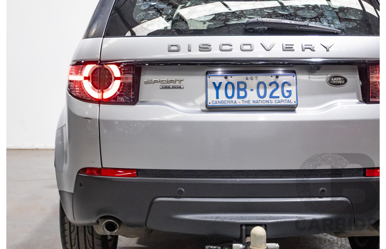 12/2015 Land Rover Discovery Sport SD4 HSE AWD LC 4D Wagon Indus Silver Turbo Diesel 2.2L - 7 Seats