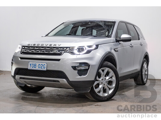 12/2015 Land Rover Discovery Sport SD4 HSE AWD LC 4D Wagon Indus Silver Turbo Diesel 2.2L - 7 Seats