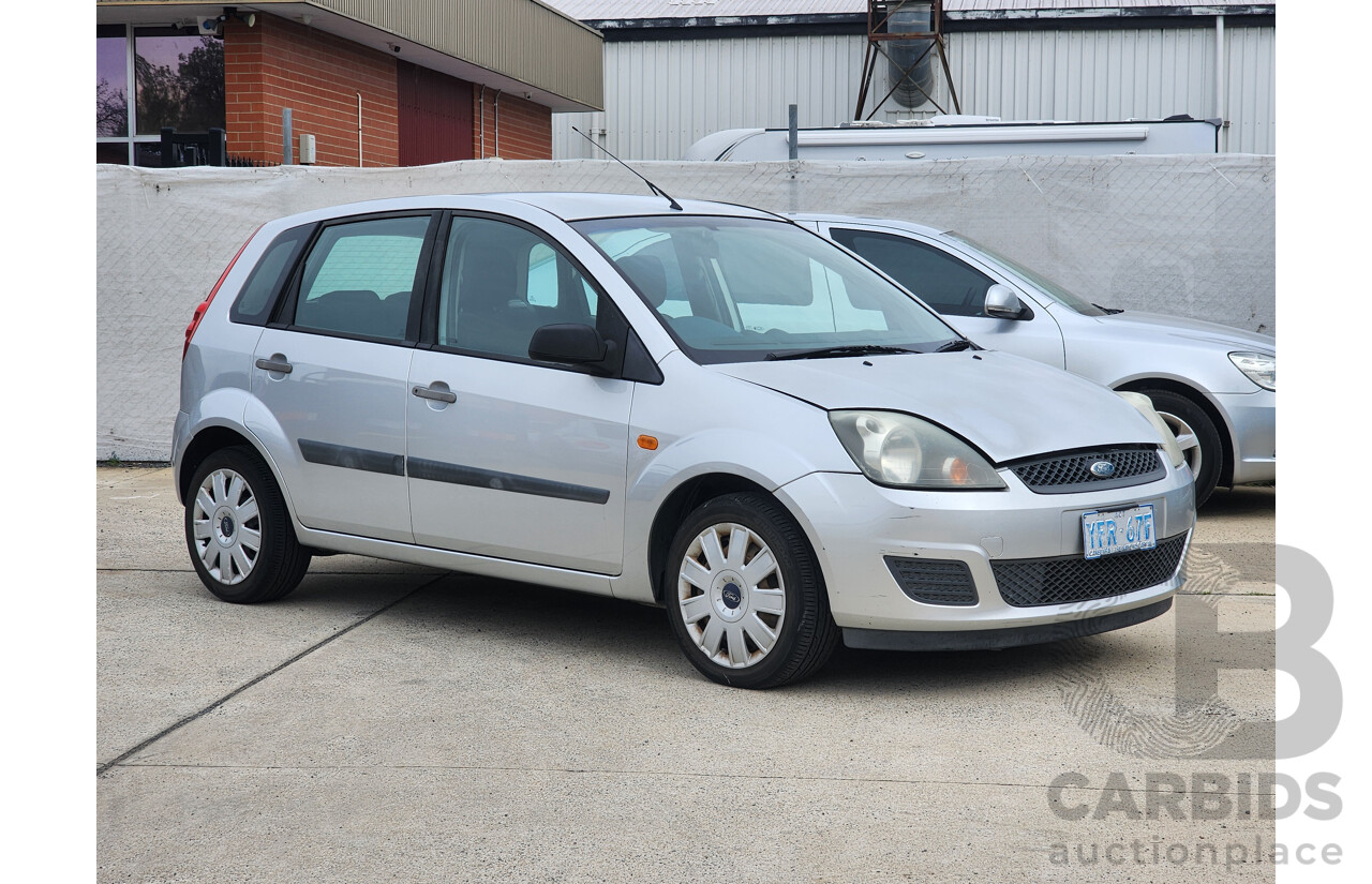 7/2008 Ford Fiesta LX WQ 5d Hatchback Silver 1.6L