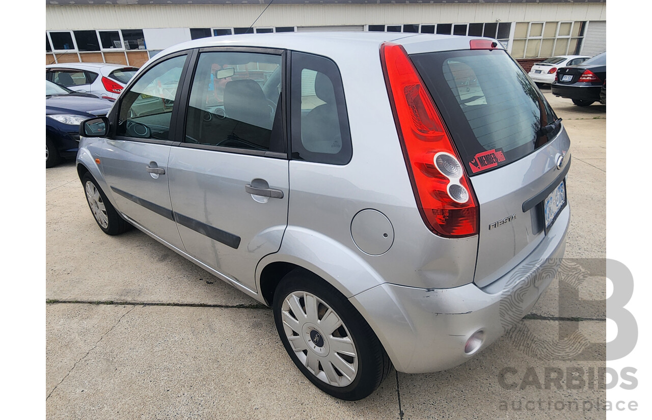 7/2008 Ford Fiesta LX WQ 5d Hatchback Silver 1.6L