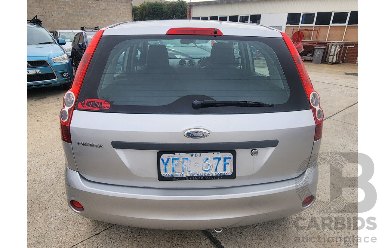 7/2008 Ford Fiesta LX WQ 5d Hatchback Silver 1.6L