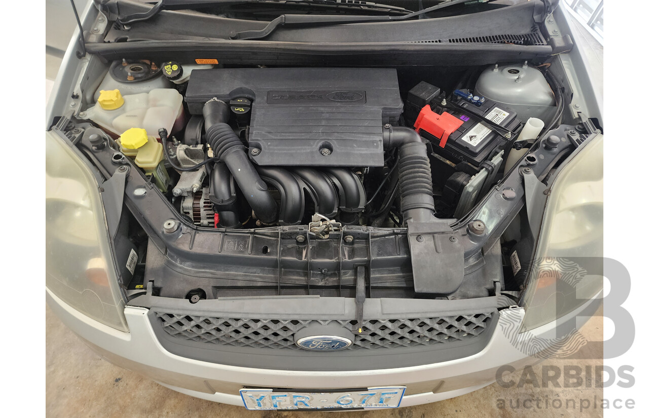 7/2008 Ford Fiesta LX WQ 5d Hatchback Silver 1.6L