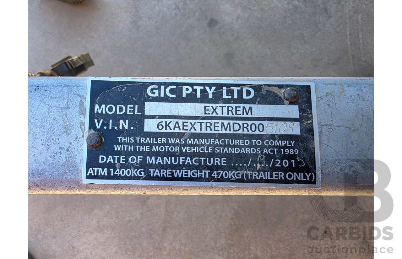 09/2015 GIC Black Series Extrem Camping Trailer