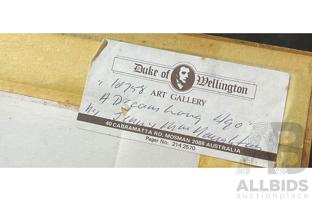 Jenny MacNaughton, a Dream Long Ago, Watercolour on Paper