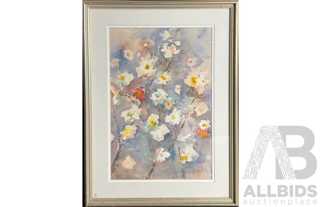 Framed 1985 Roger Smith,Spring, Watercolour