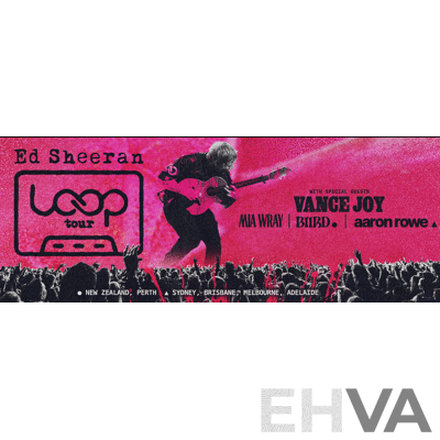 LIVE AUCTION #8 Ed Sheeran – The Loop Tour – Friday 27 February 2026 at Marvel Stadium, Melbourne, in the Medalion club, Premium Stoke Grill tickets x 4